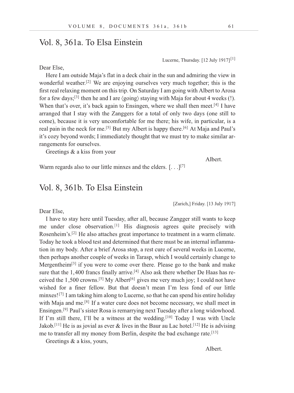 Volume 10: The Berlin Years: Correspondence, May-December 1920, and Supplementary Correspondence, 1909-1920 (English translation supplement) page 61