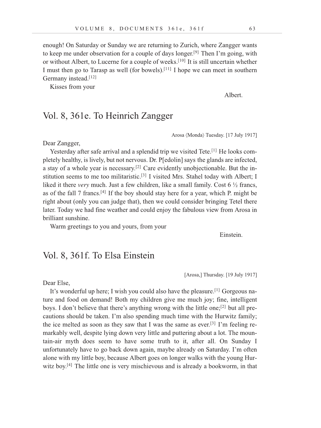 Volume 10: The Berlin Years: Correspondence, May-December 1920, and Supplementary Correspondence, 1909-1920 (English translation supplement) page 63