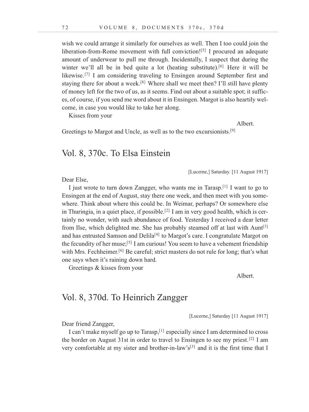 Volume 10: The Berlin Years: Correspondence, May-December 1920, and Supplementary Correspondence, 1909-1920 (English translation supplement) page 72