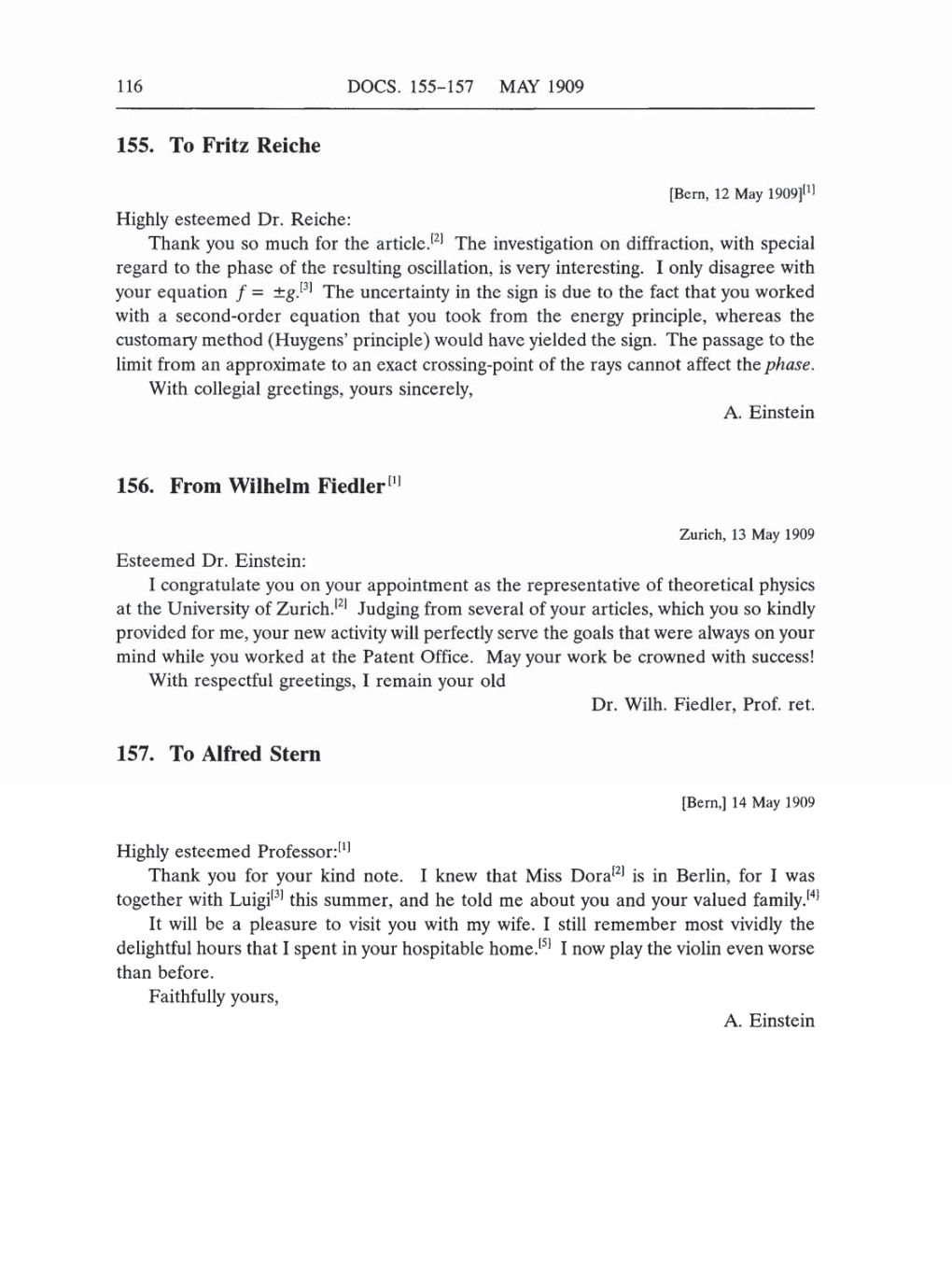 Volume 5: The Swiss Years: Correspondence, 1902-1914 (English translation supplement) page 116