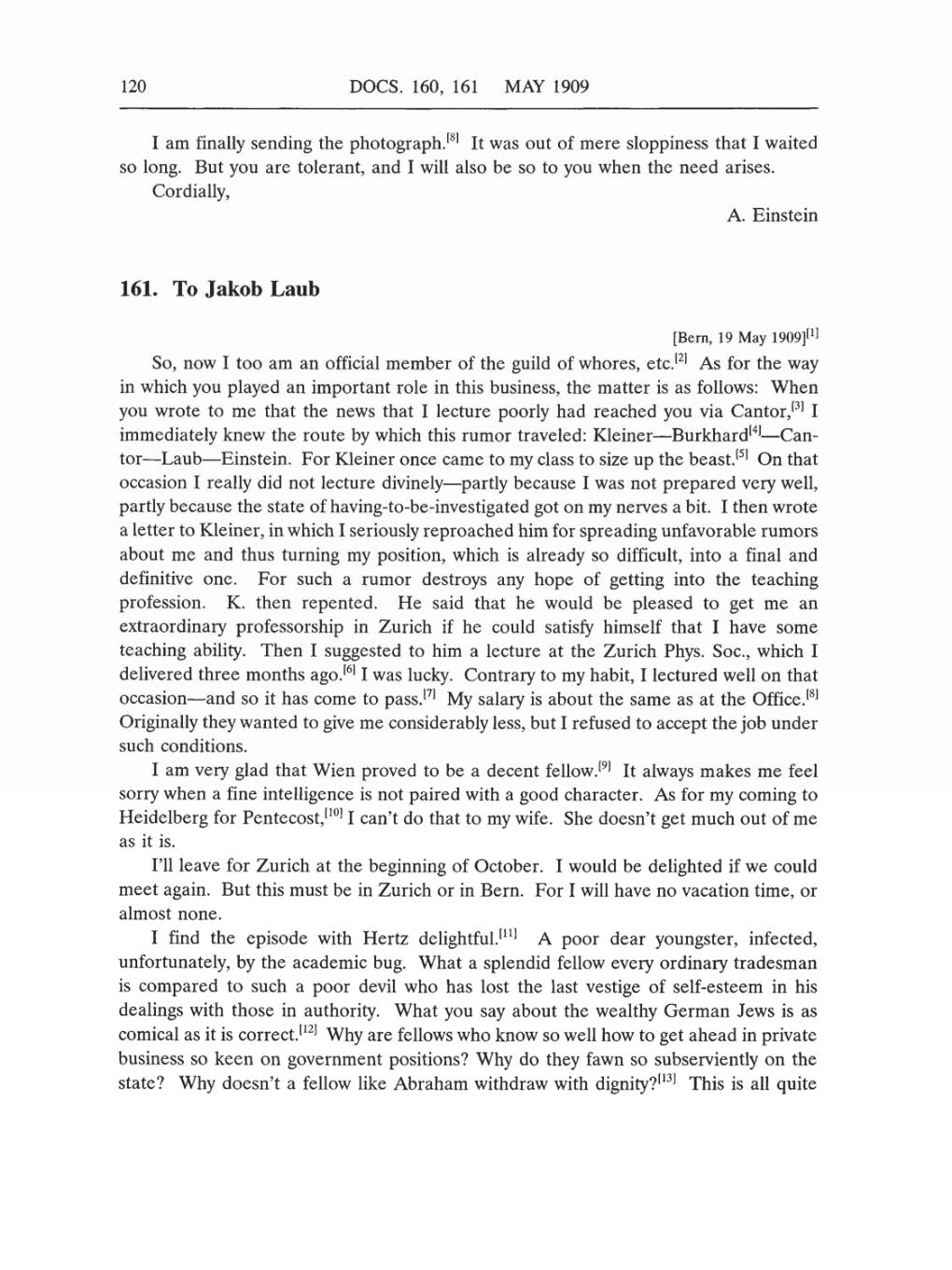 Volume 5: The Swiss Years: Correspondence, 1902-1914 (English translation supplement) page 120