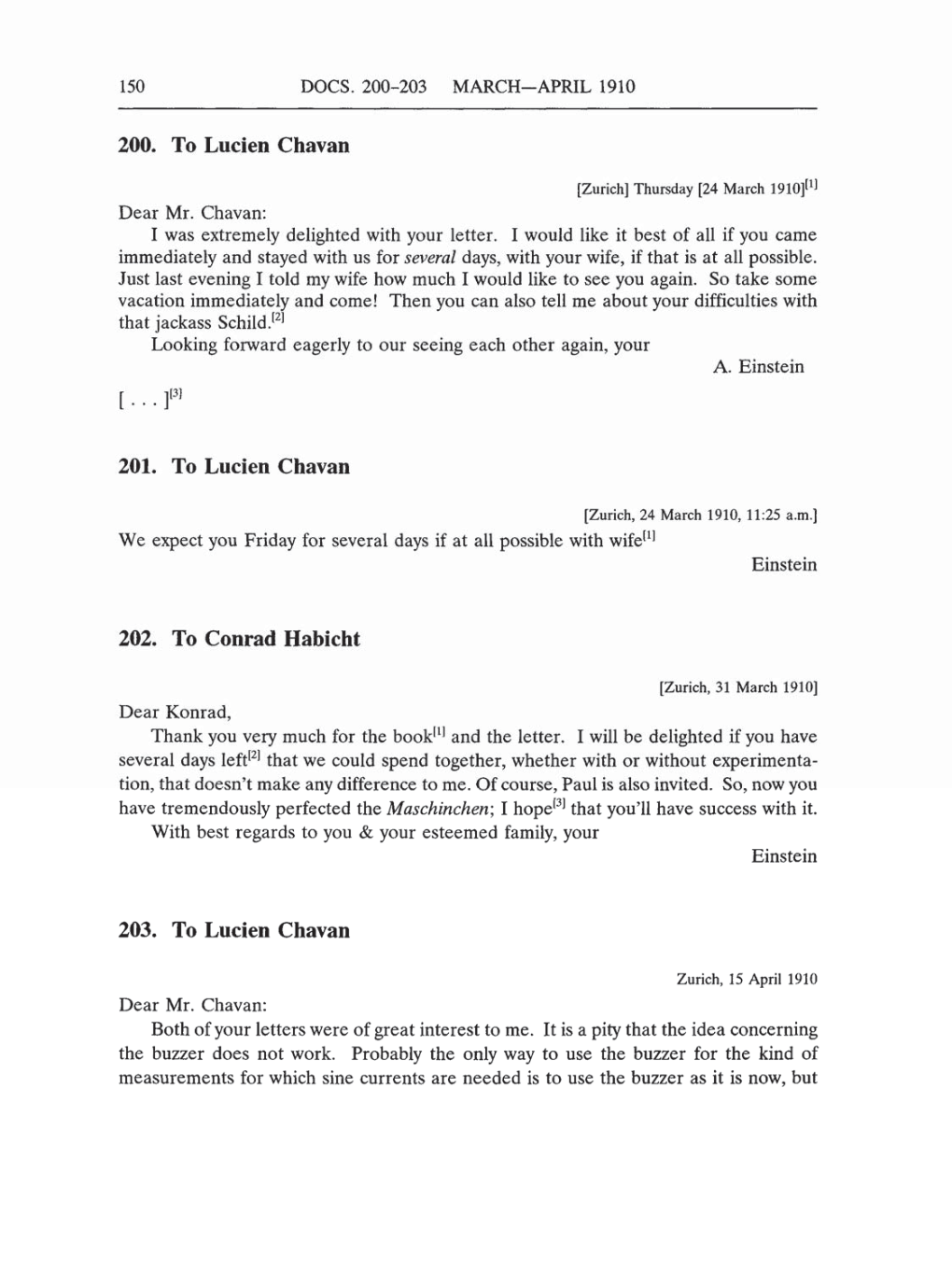 Volume 5: The Swiss Years: Correspondence, 1902-1914 (English translation supplement) page 150
