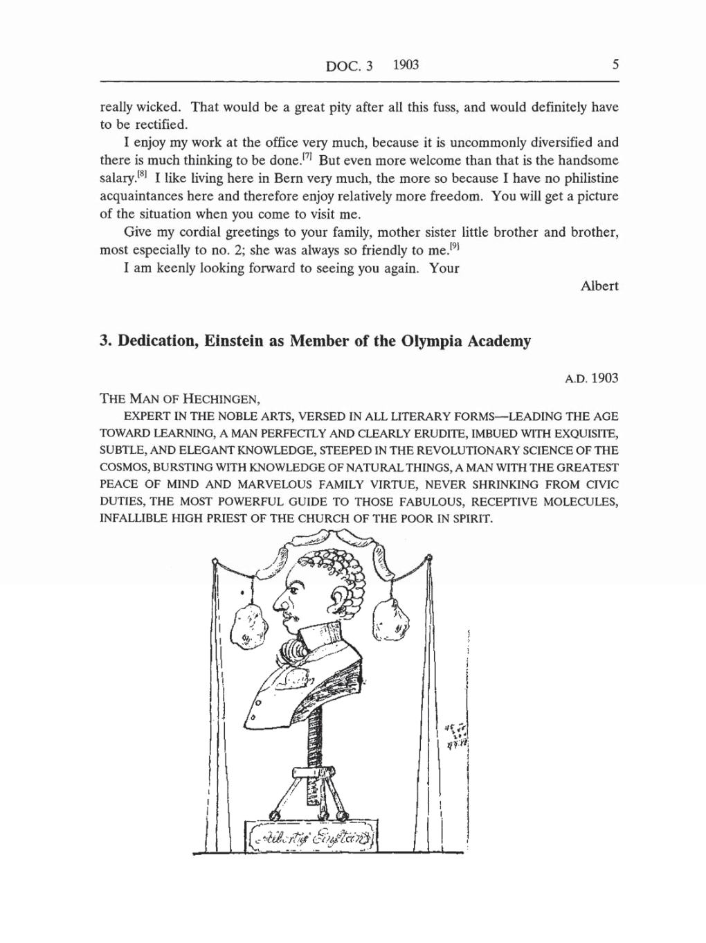 Volume 5: The Swiss Years: Correspondence, 1902-1914 (English translation supplement) page 5