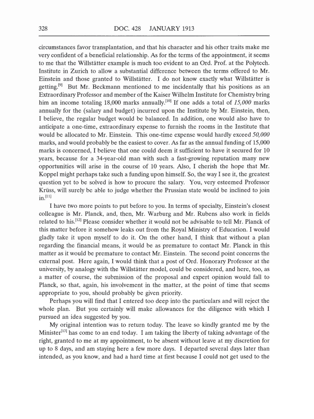 Volume 5: The Swiss Years: Correspondence, 1902-1914 (English translation supplement) page 328