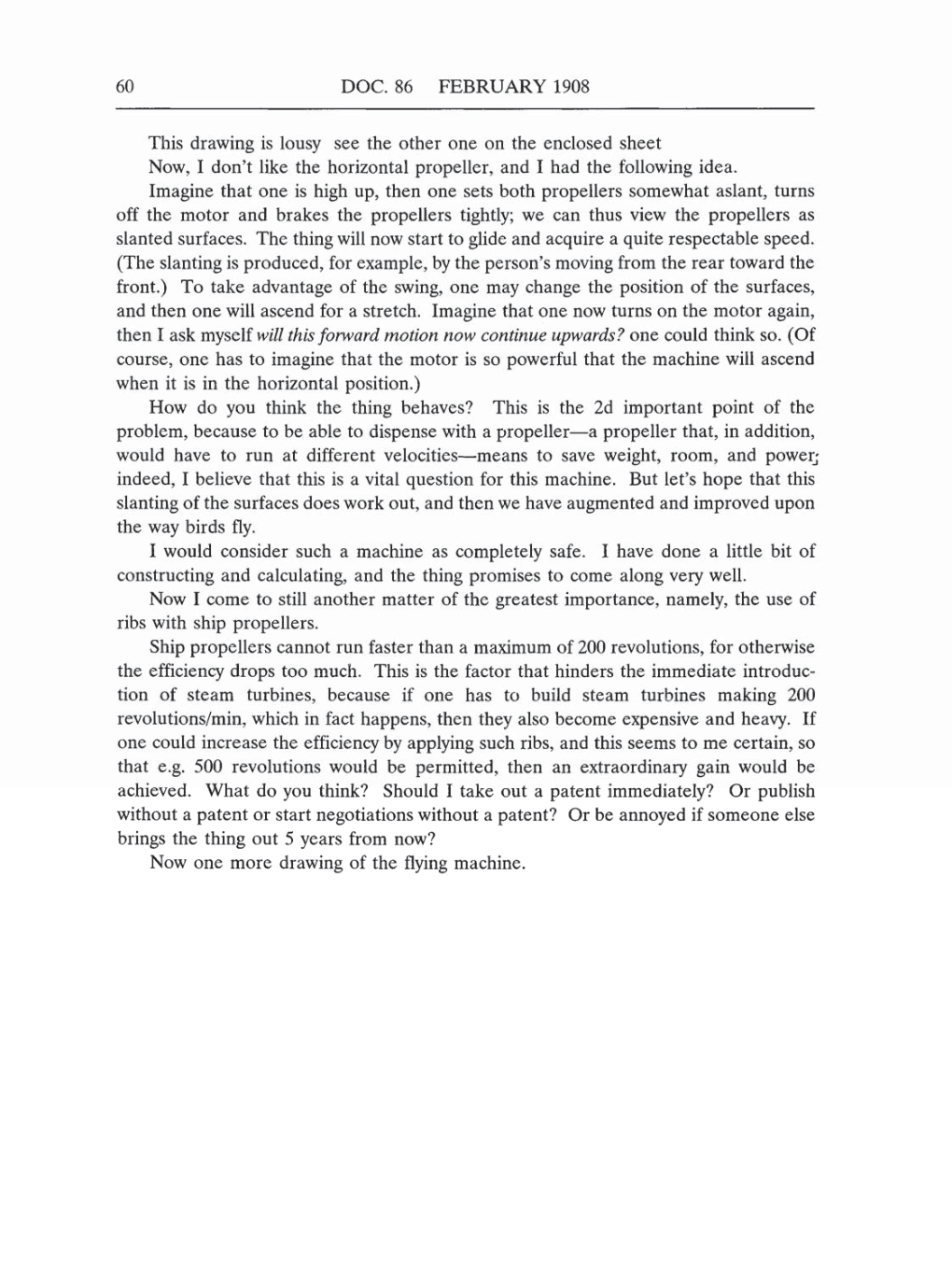 Volume 5: The Swiss Years: Correspondence, 1902-1914 (English translation supplement) page 60