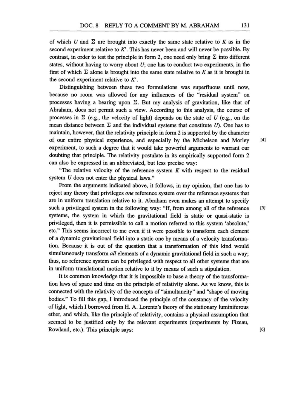 Volume 4: The Swiss Years: Writings 1912-1914 (English translation supplement) page 131