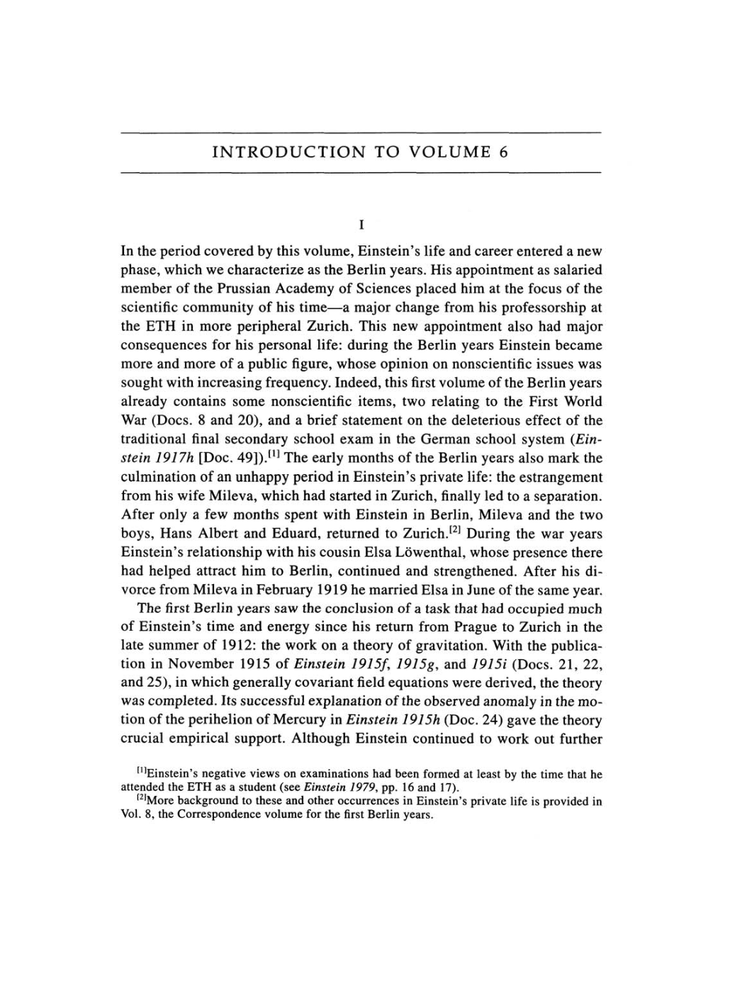 Volume 6: The Berlin Years: Writings, 1914-1917 page xv