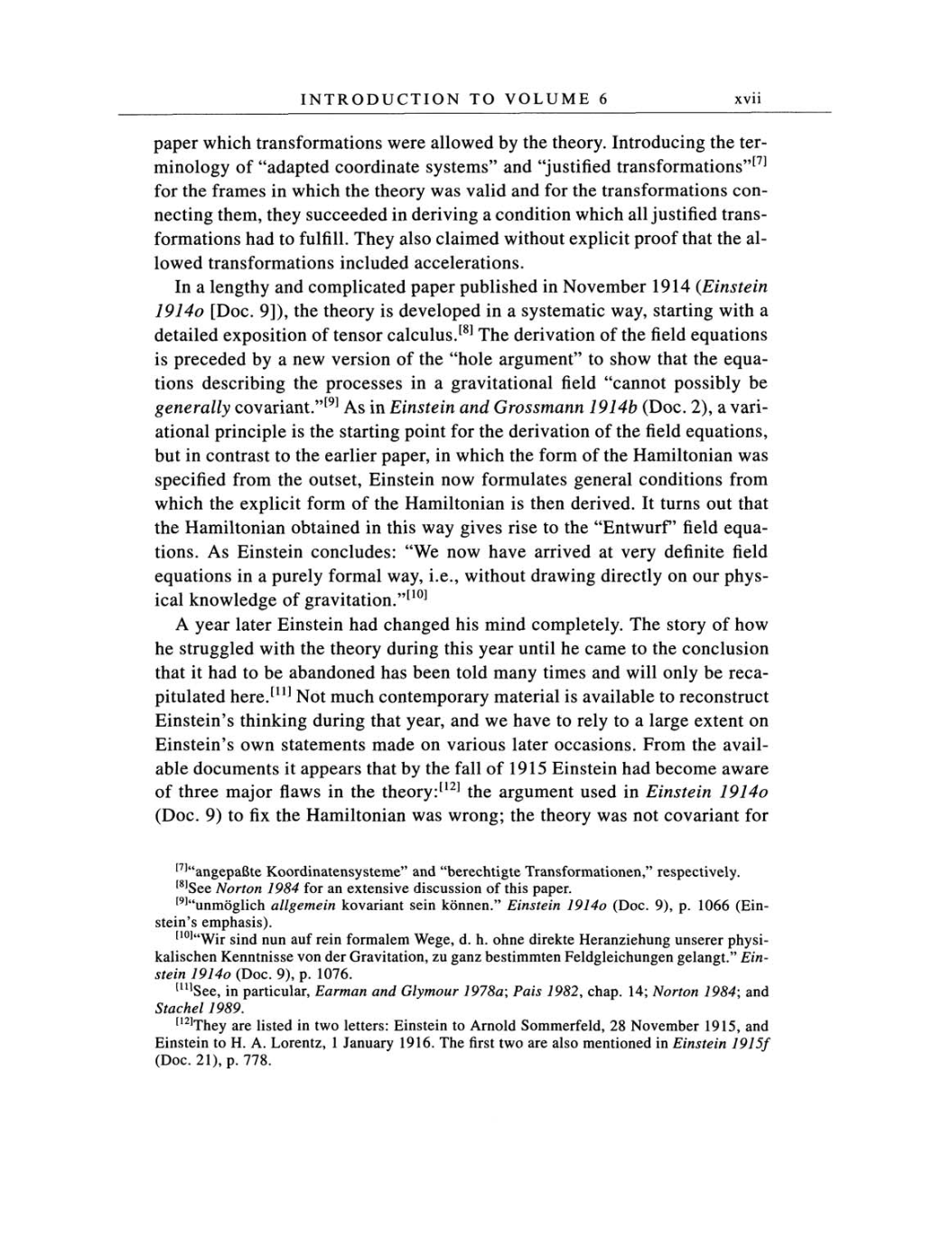 Volume 6: The Berlin Years: Writings, 1914-1917 page xvii
