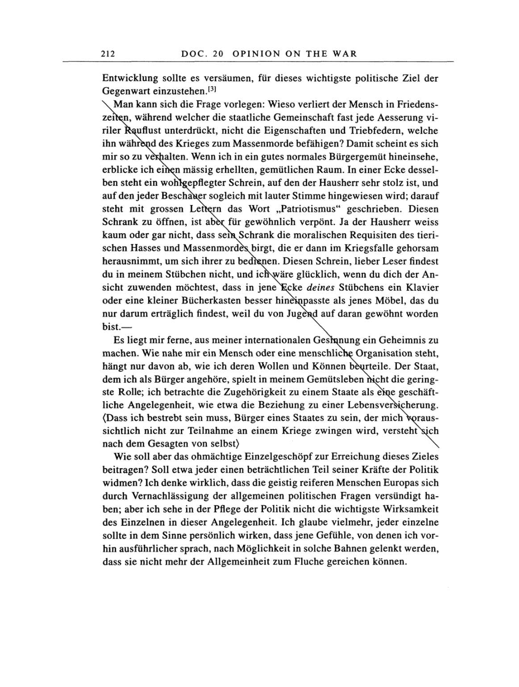 Volume 6: The Berlin Years: Writings, 1914-1917 page 212