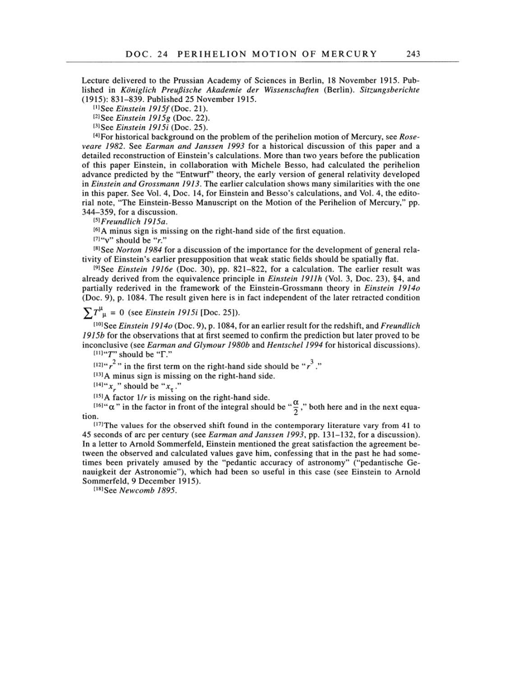 Volume 6: The Berlin Years: Writings, 1914-1917 page 243