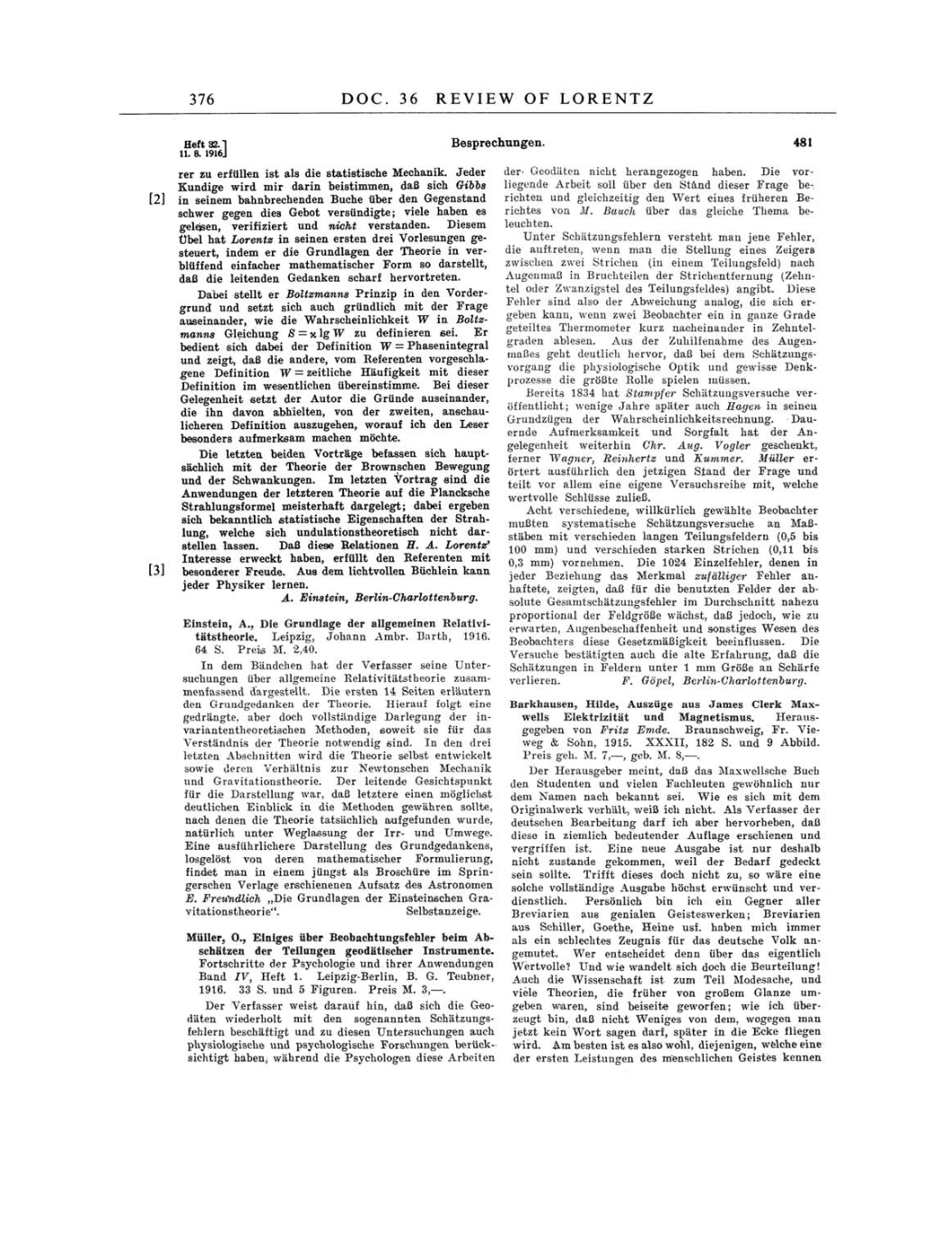 Volume 6: The Berlin Years: Writings, 1914-1917 page 376