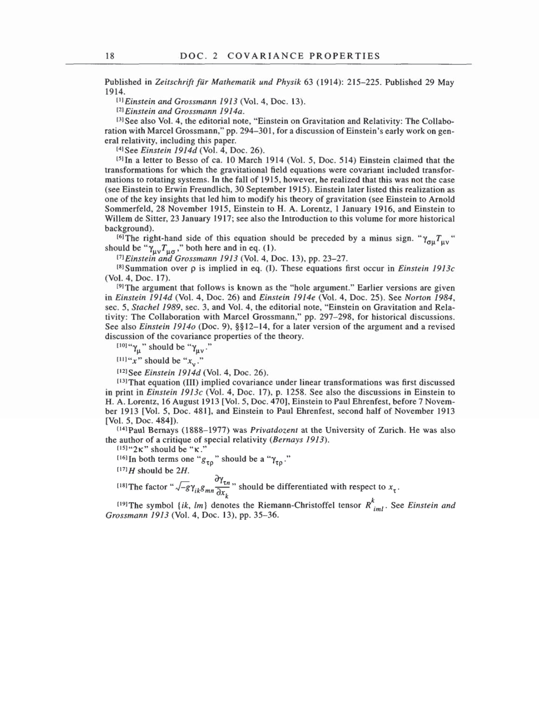 Volume 6: The Berlin Years: Writings, 1914-1917 page 18