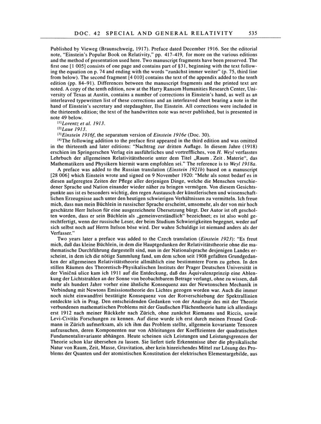 Volume 6: The Berlin Years: Writings, 1914-1917 page 535