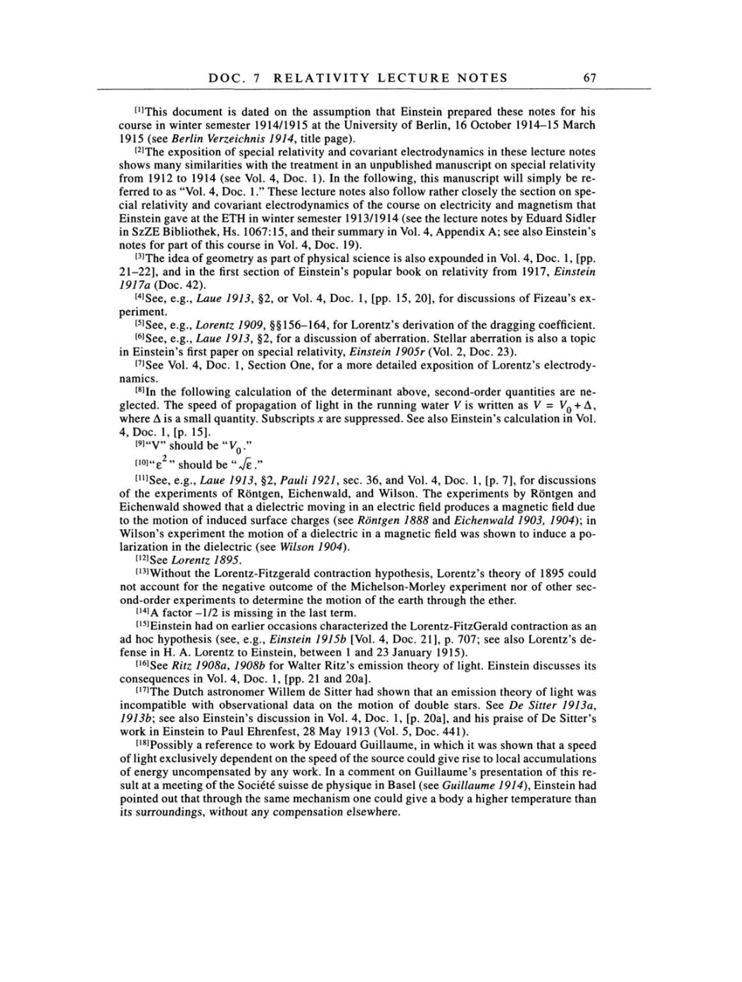 Volume 6: The Berlin Years: Writings, 1914-1917 page 67