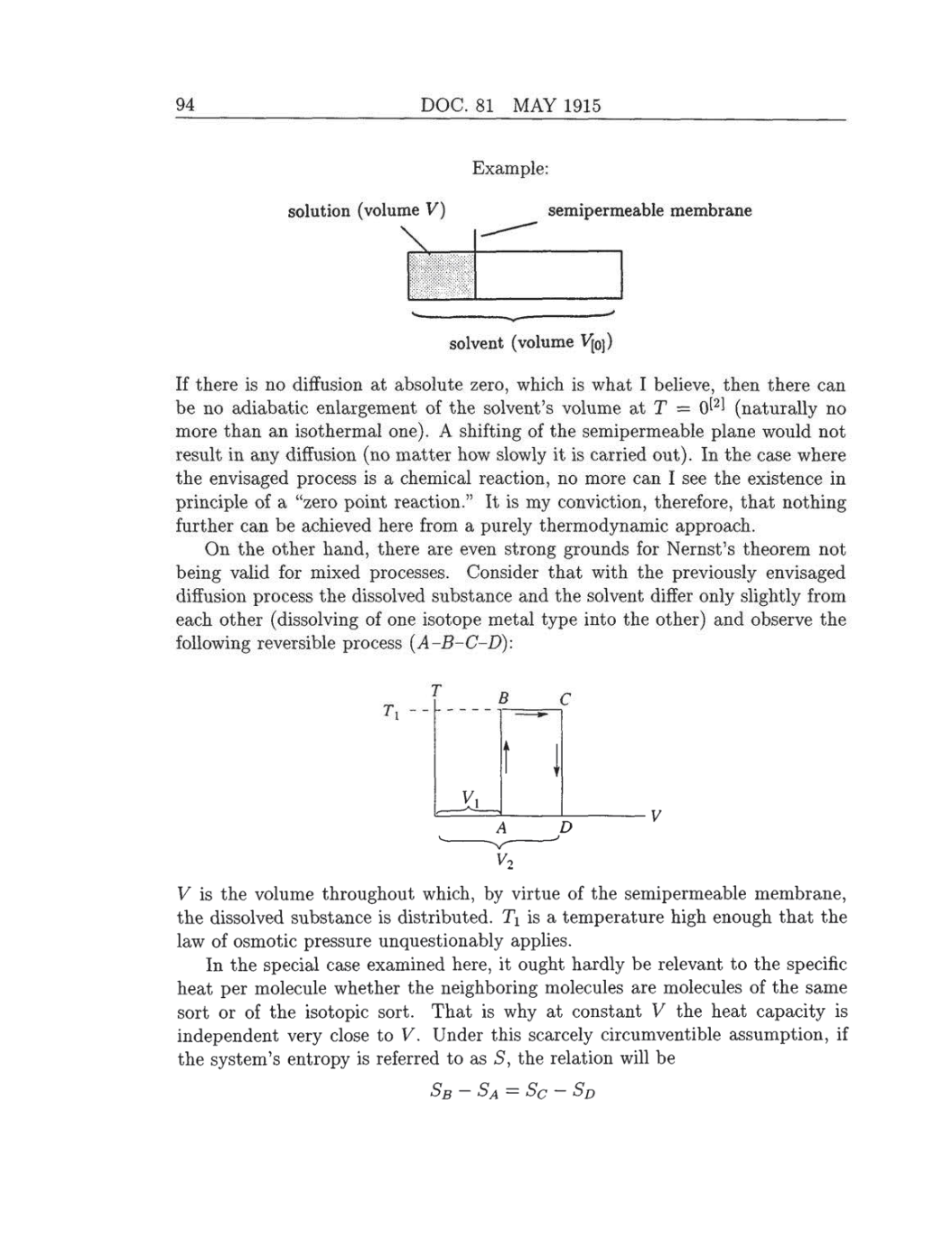 Volume 8: The Berlin Years: Correspondence, 1914-1918 (English translation supplement) page 94