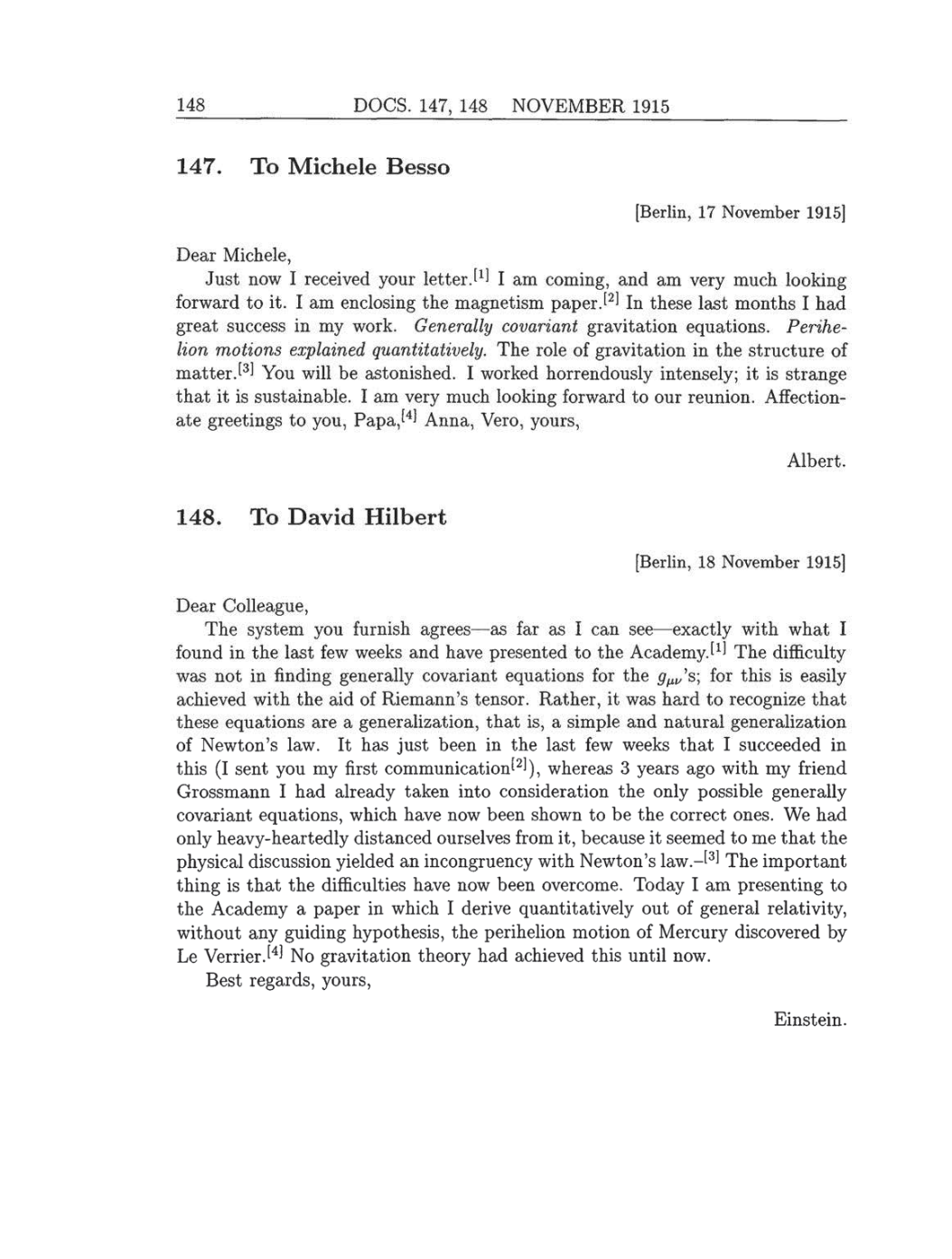 Volume 8: The Berlin Years: Correspondence, 1914-1918 (English translation supplement) page 148