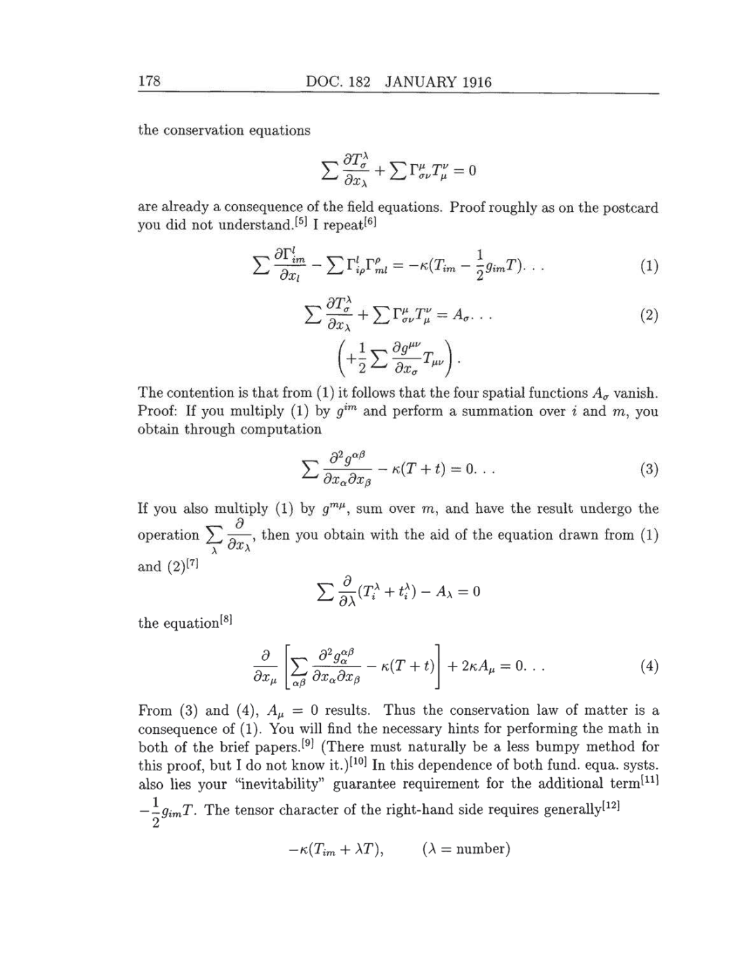 Volume 8: The Berlin Years: Correspondence, 1914-1918 (English translation supplement) page 178