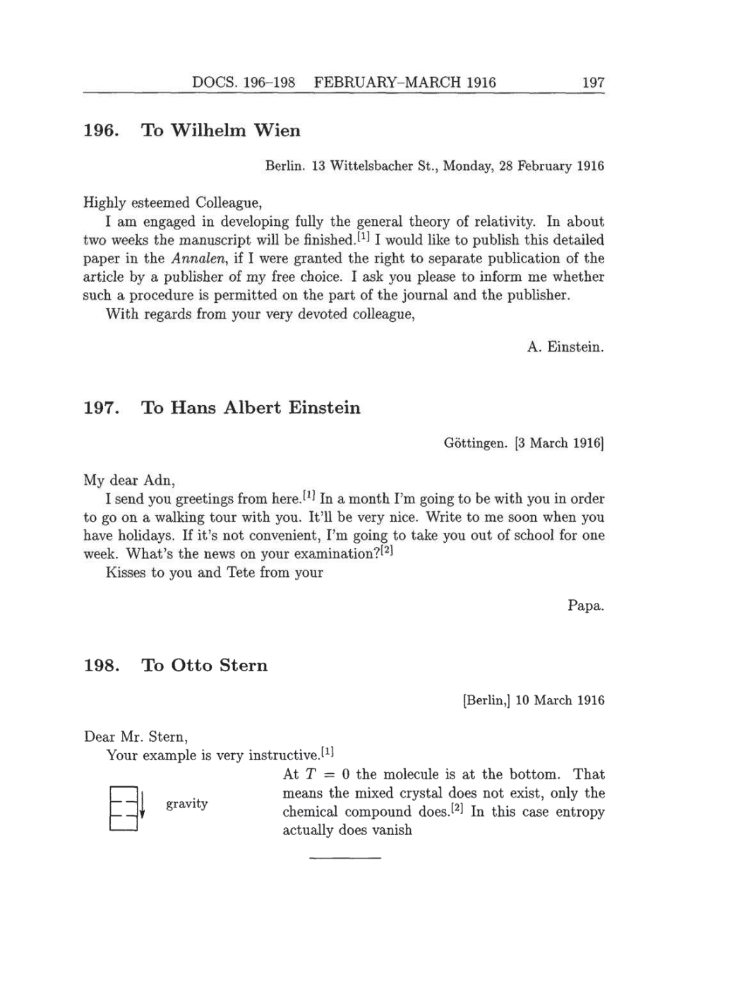 Volume 8: The Berlin Years: Correspondence, 1914-1918 (English translation supplement) page 197