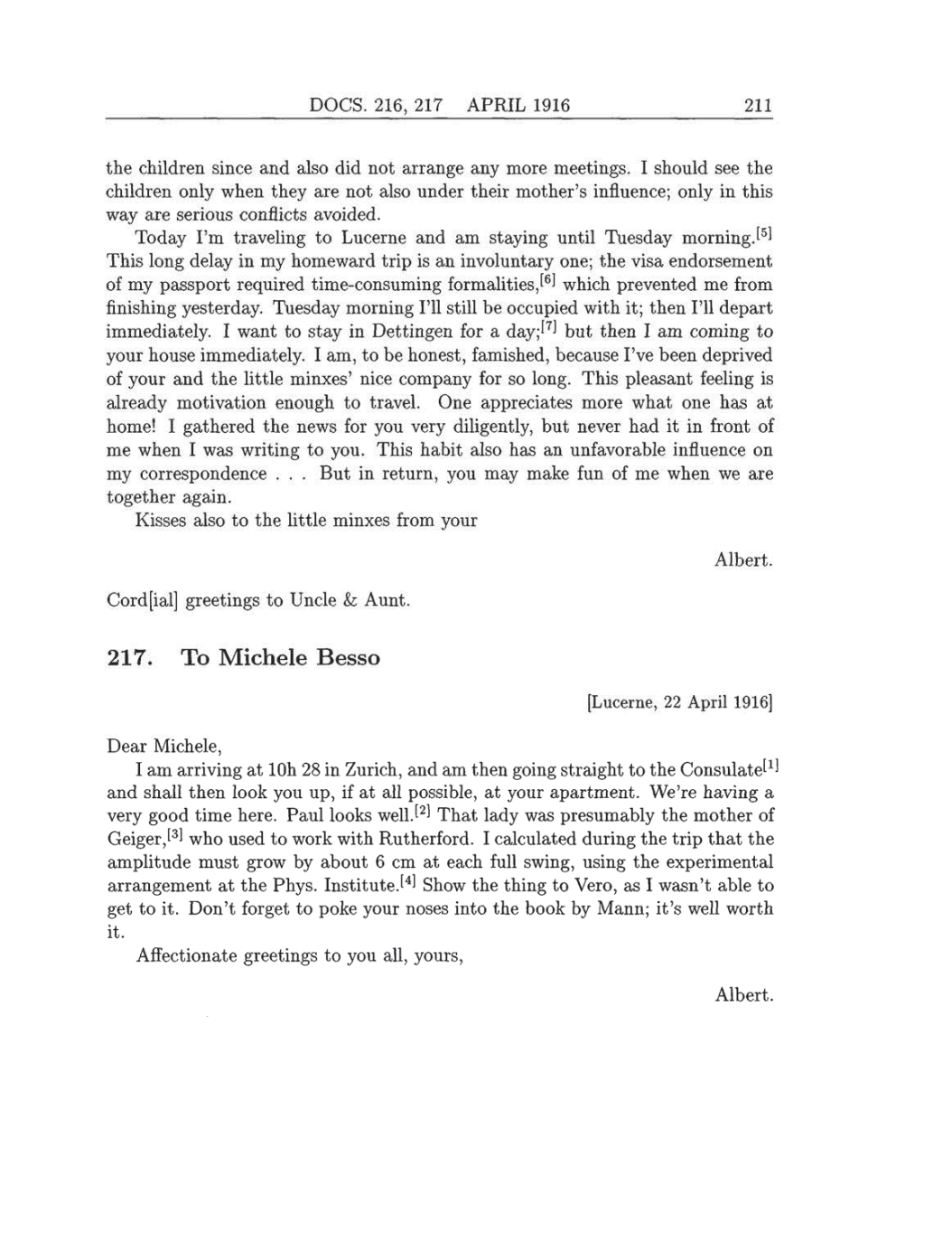 Volume 8: The Berlin Years: Correspondence, 1914-1918 (English translation supplement) page 211