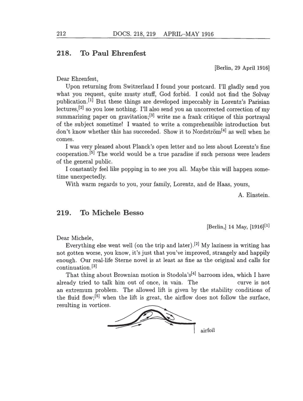 Volume 8: The Berlin Years: Correspondence, 1914-1918 (English translation supplement) page 212