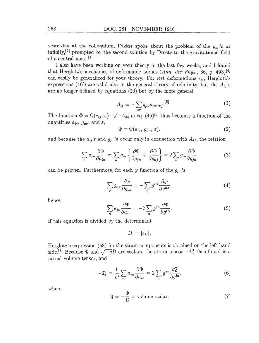 Volume 8: The Berlin Years: Correspondence, 1914-1918 (English translation supplement) page 268