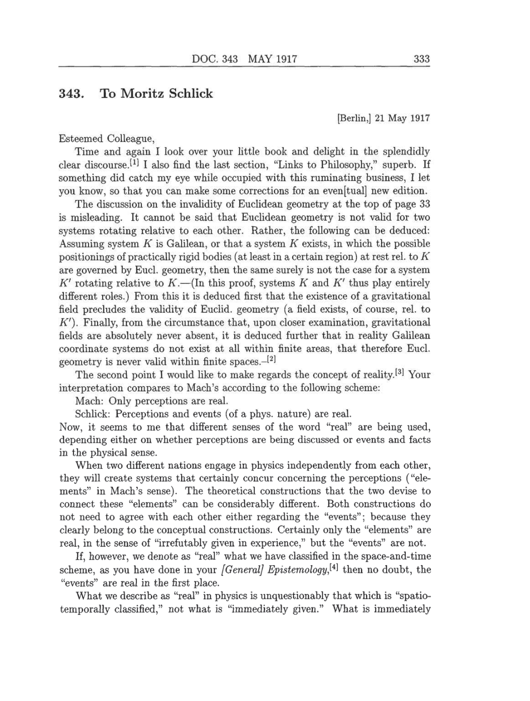 Volume 8: The Berlin Years: Correspondence, 1914-1918 (English translation supplement) page 333
