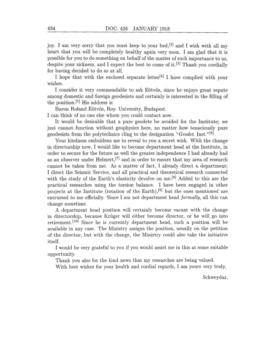 Volume 8: The Berlin Years: Correspondence, 1914-1918 (English translation supplement) page 434