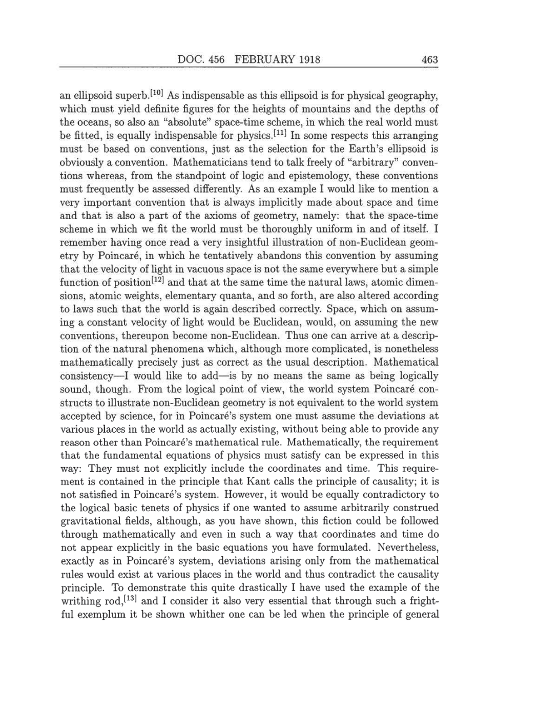 Volume 8: The Berlin Years: Correspondence, 1914-1918 (English translation supplement) page 463