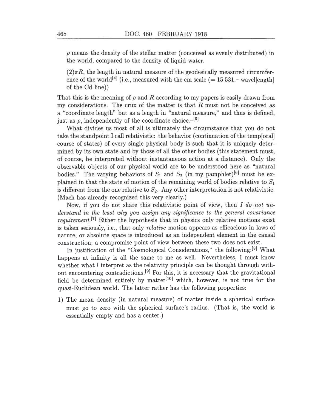 Volume 8: The Berlin Years: Correspondence, 1914-1918 (English translation supplement) page 468