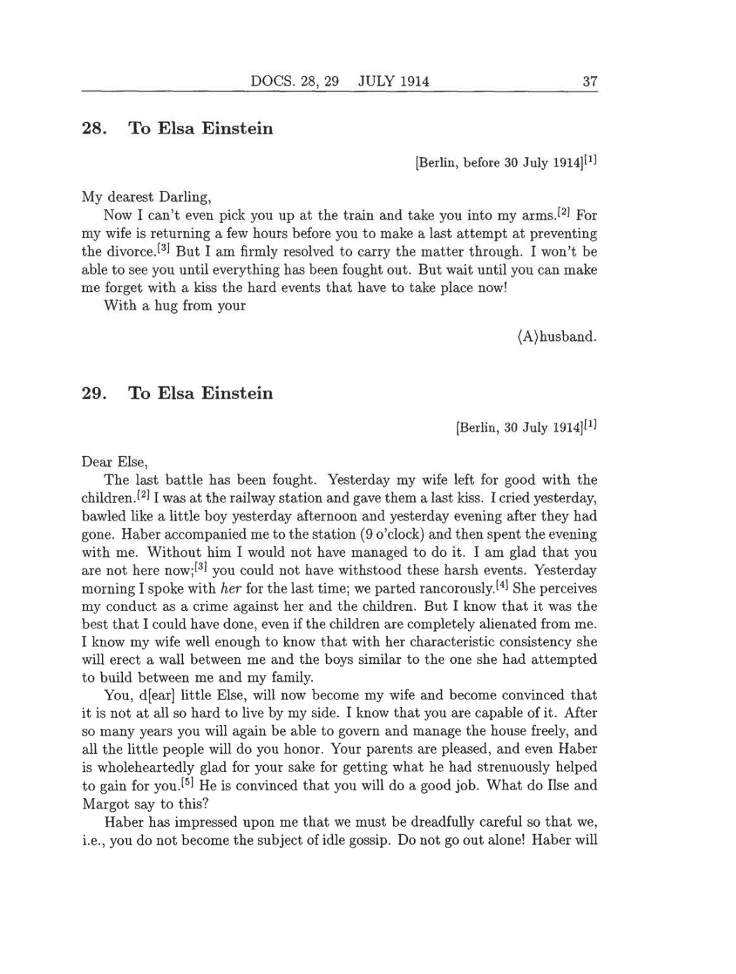 Volume 8: The Berlin Years: Correspondence, 1914-1918 (English translation supplement) page 37