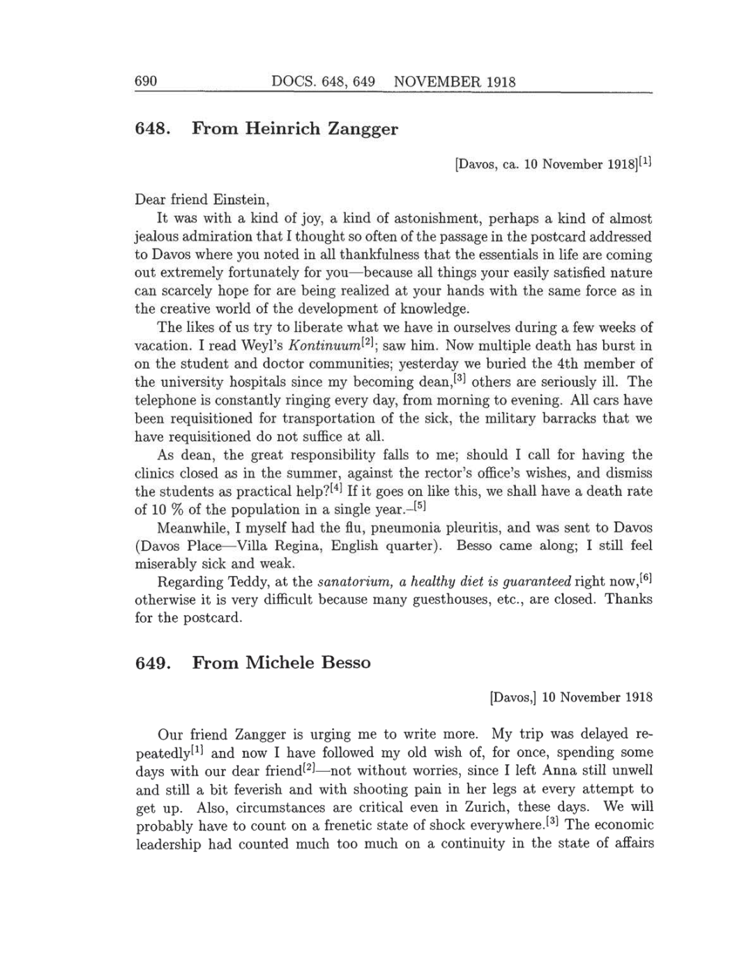 Volume 8: The Berlin Years: Correspondence, 1914-1918 (English translation supplement) page 690