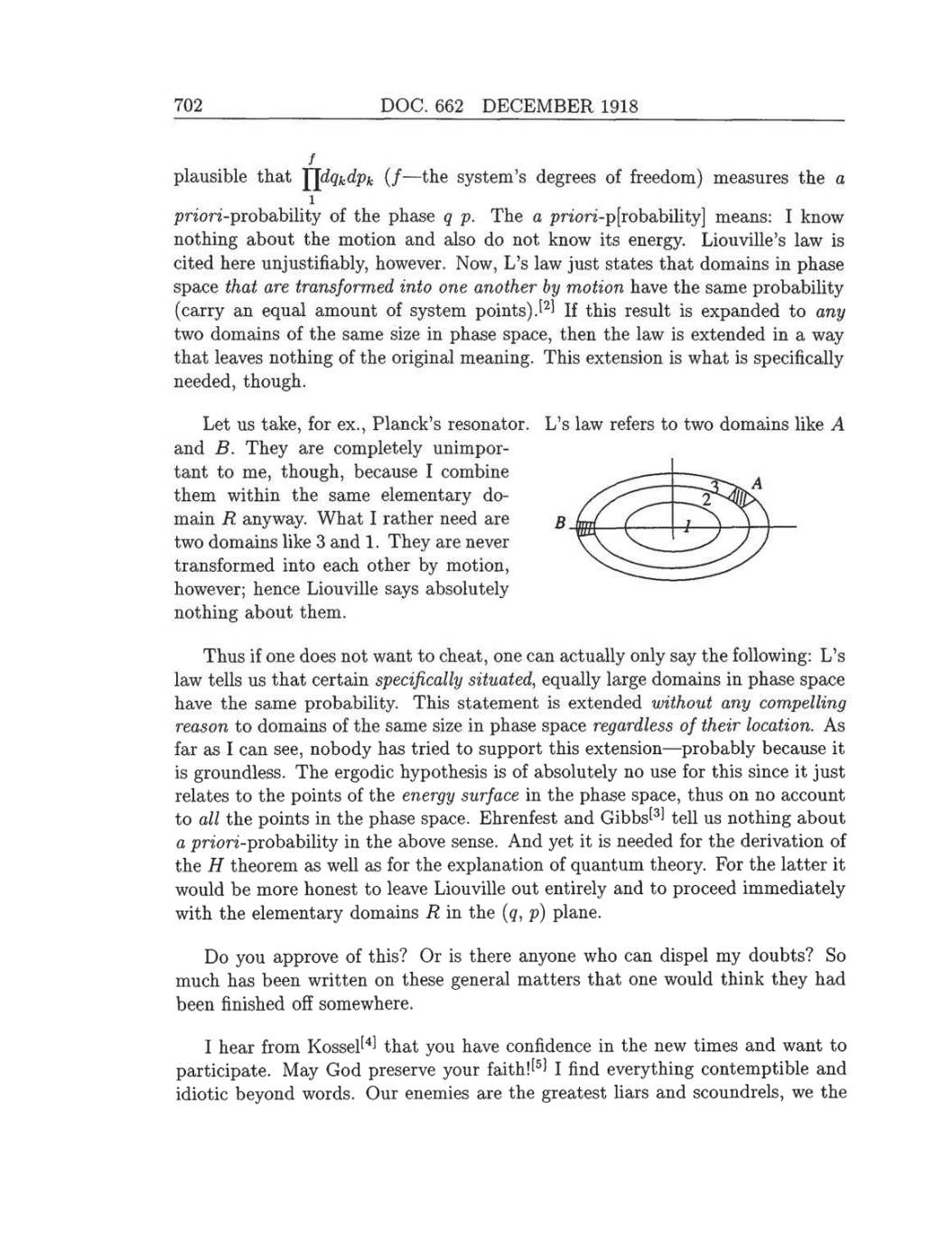 Volume 8: The Berlin Years: Correspondence, 1914-1918 (English translation supplement) page 702