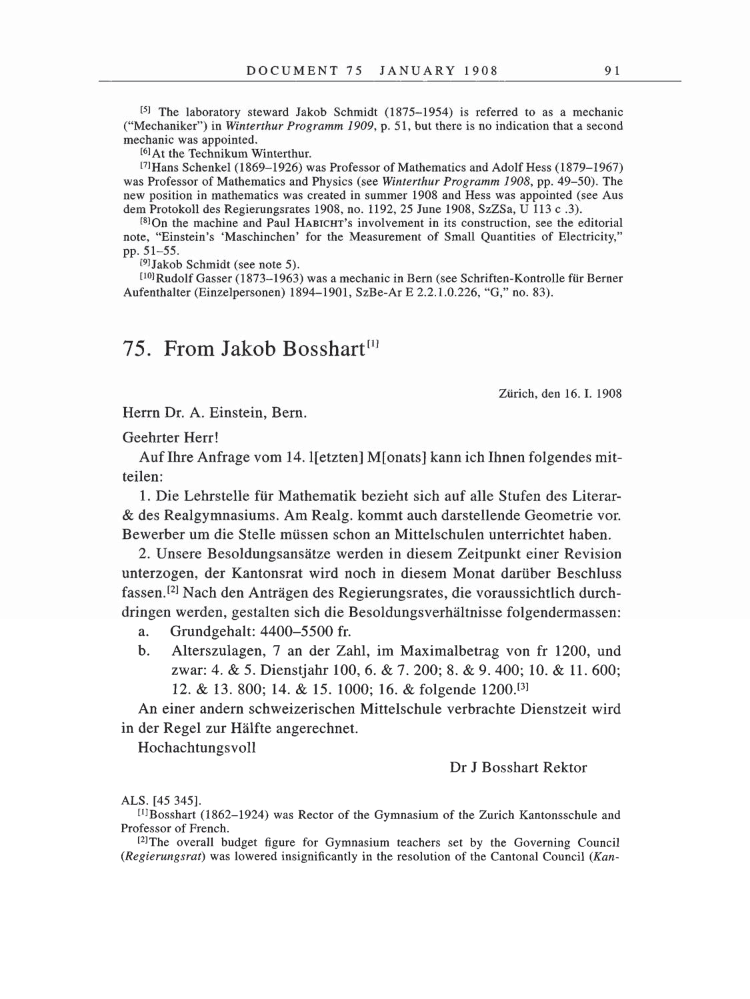 Volume 5: The Swiss Years: Correspondence, 1902-1914 page 91