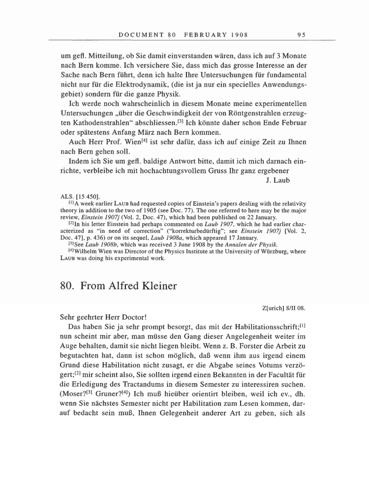 Volume 5: The Swiss Years: Correspondence, 1902-1914 page 95