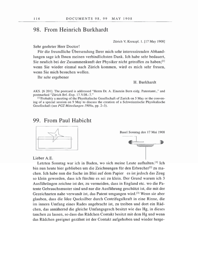 Volume 5: The Swiss Years: Correspondence, 1902-1914 page 116