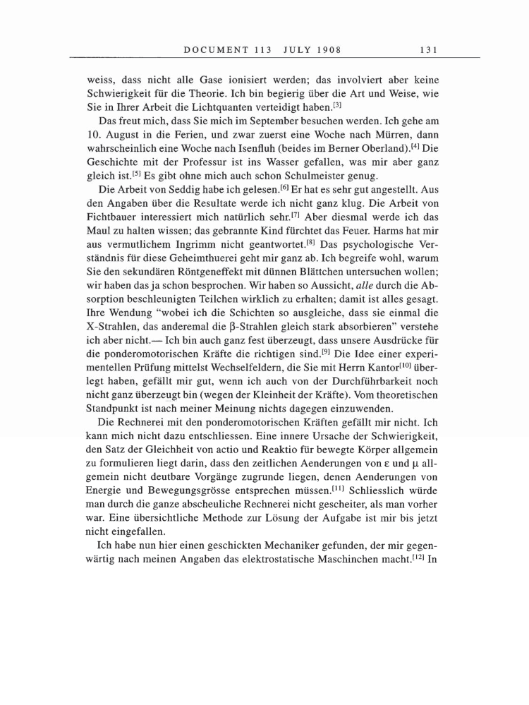 Volume 5: The Swiss Years: Correspondence, 1902-1914 page 131