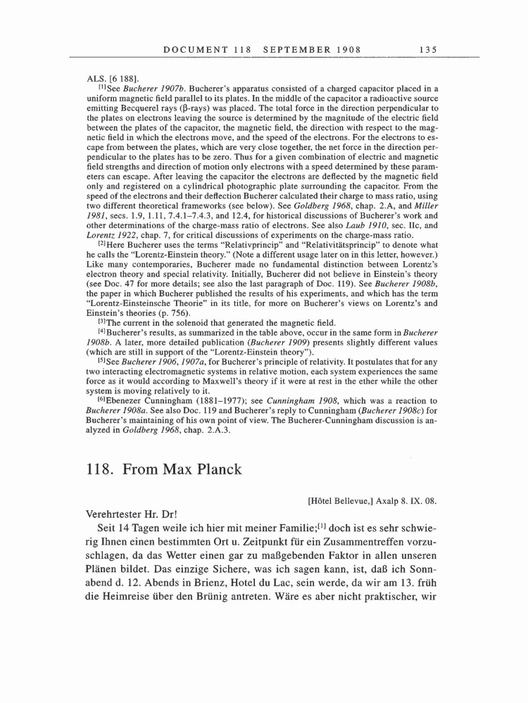 Volume 5: The Swiss Years: Correspondence, 1902-1914 page 135