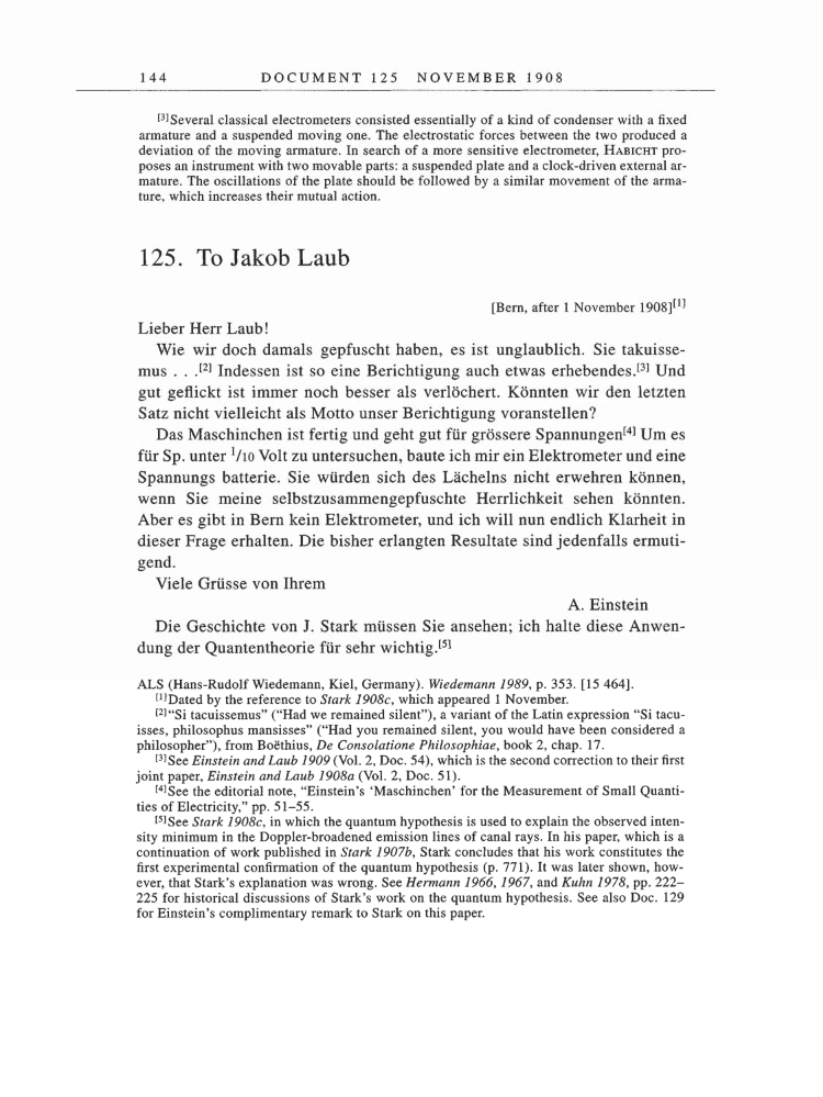 Volume 5: The Swiss Years: Correspondence, 1902-1914 page 144