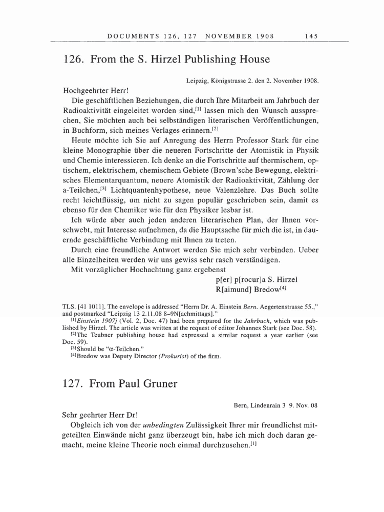 Volume 5: The Swiss Years: Correspondence, 1902-1914 page 145