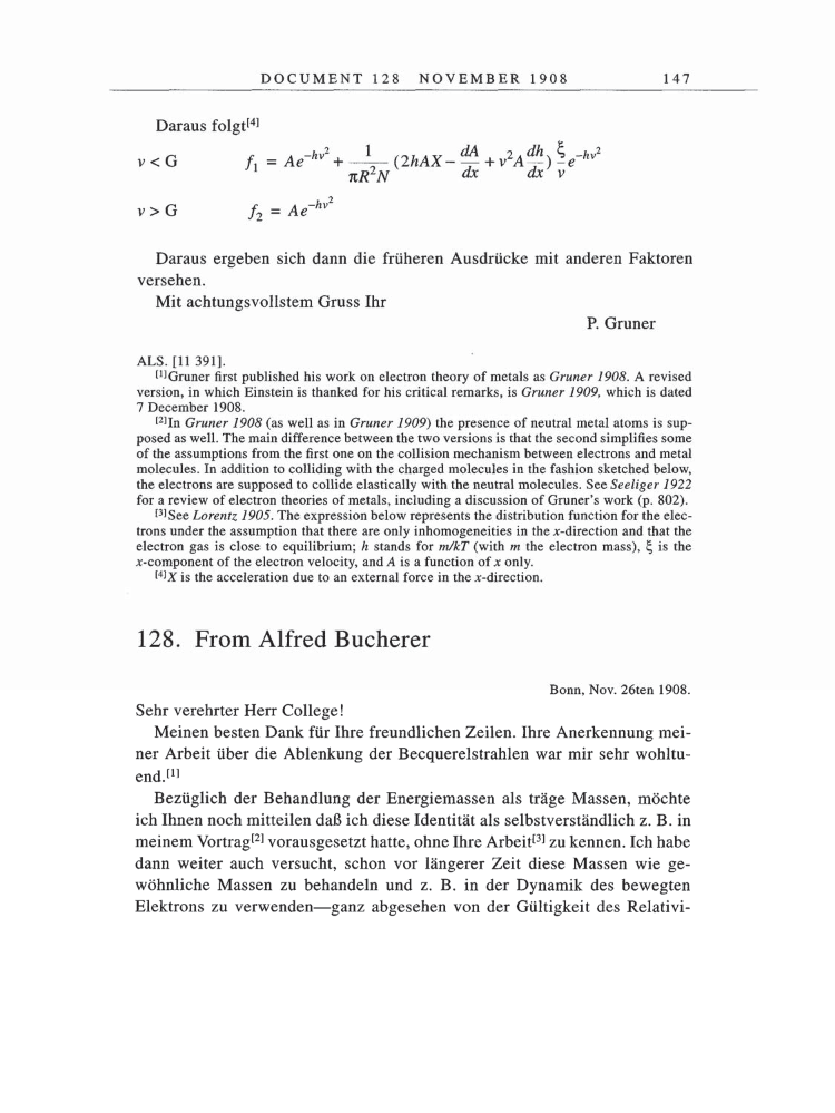 Volume 5: The Swiss Years: Correspondence, 1902-1914 page 147