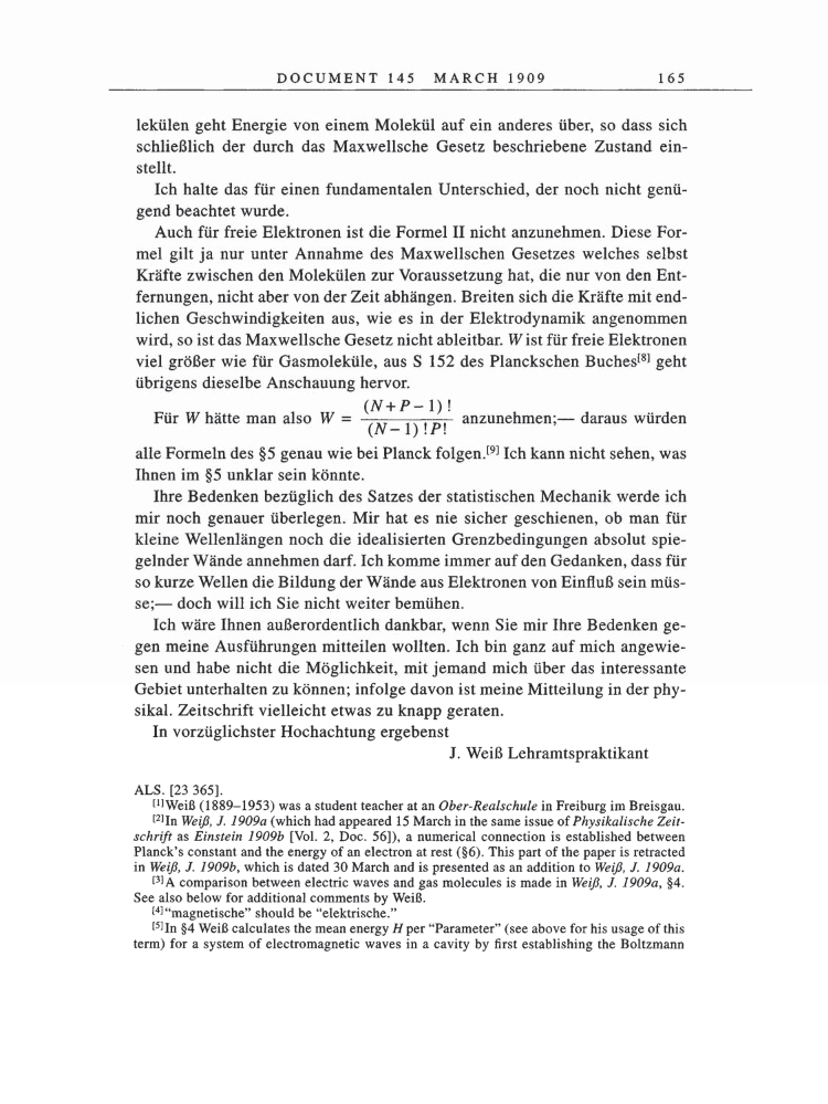Volume 5: The Swiss Years: Correspondence, 1902-1914 page 165