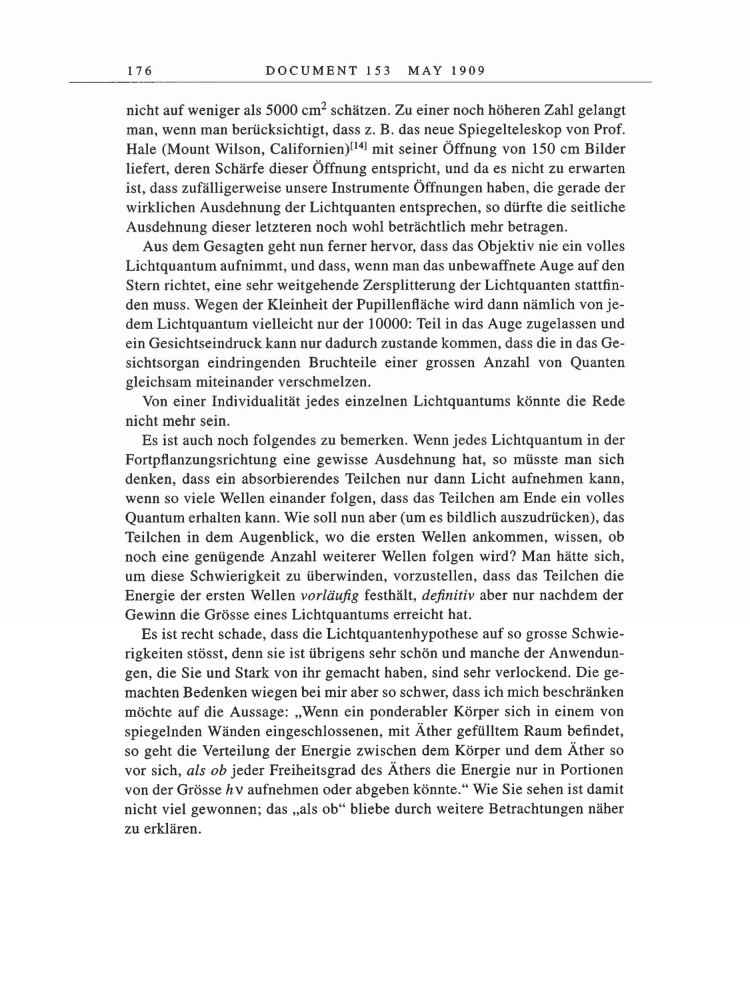 Volume 5: The Swiss Years: Correspondence, 1902-1914 page 176