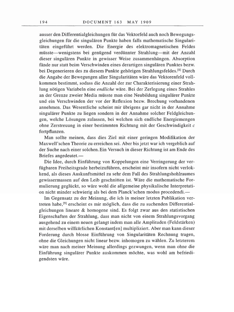 Volume 5: The Swiss Years: Correspondence, 1902-1914 page 194