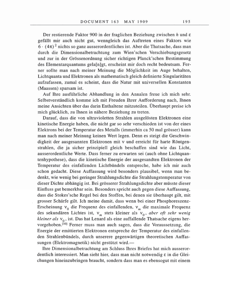 Volume 5: The Swiss Years: Correspondence, 1902-1914 page 195