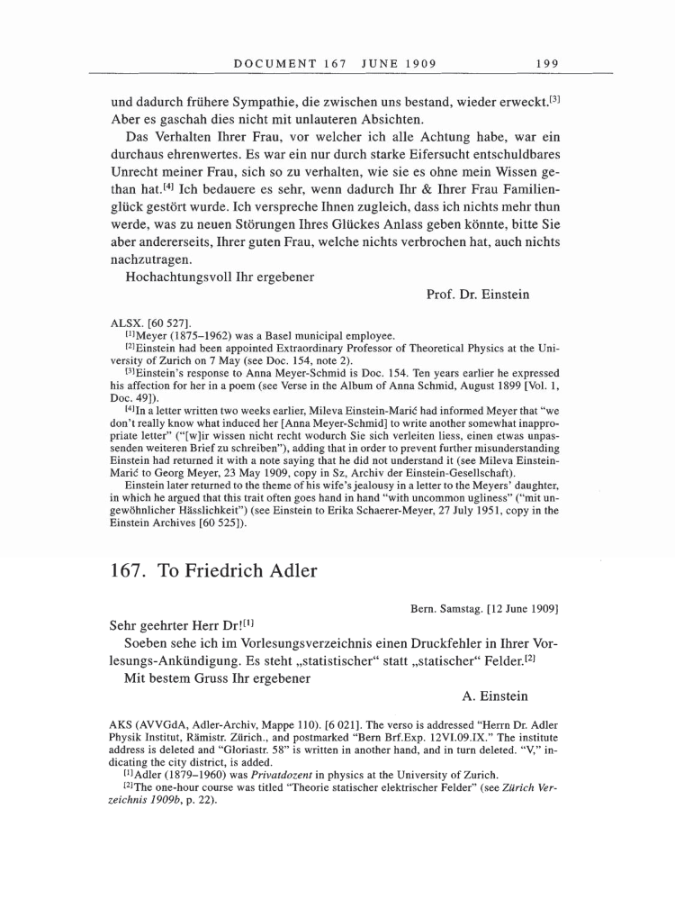 Volume 5: The Swiss Years: Correspondence, 1902-1914 page 199