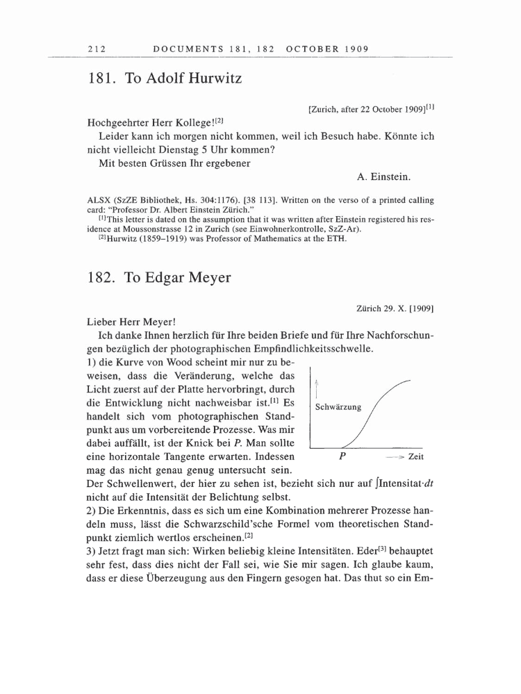 Volume 5: The Swiss Years: Correspondence, 1902-1914 page 212