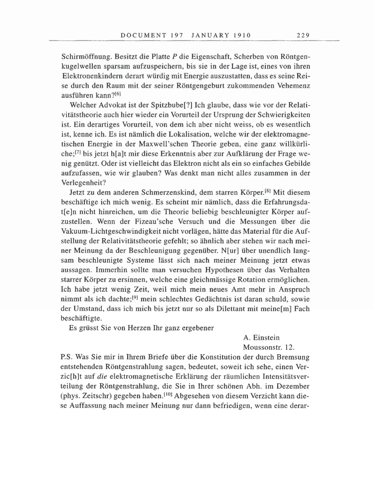 Volume 5: The Swiss Years: Correspondence, 1902-1914 page 229