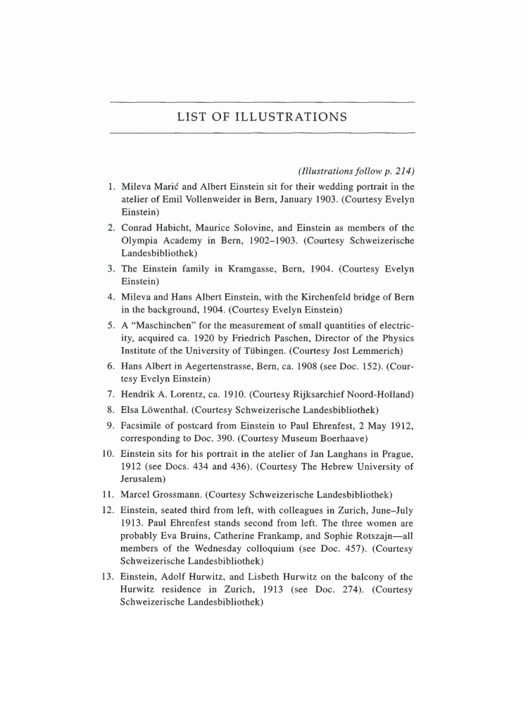 Volume 5: The Swiss Years: Correspondence, 1902-1914 page xxix