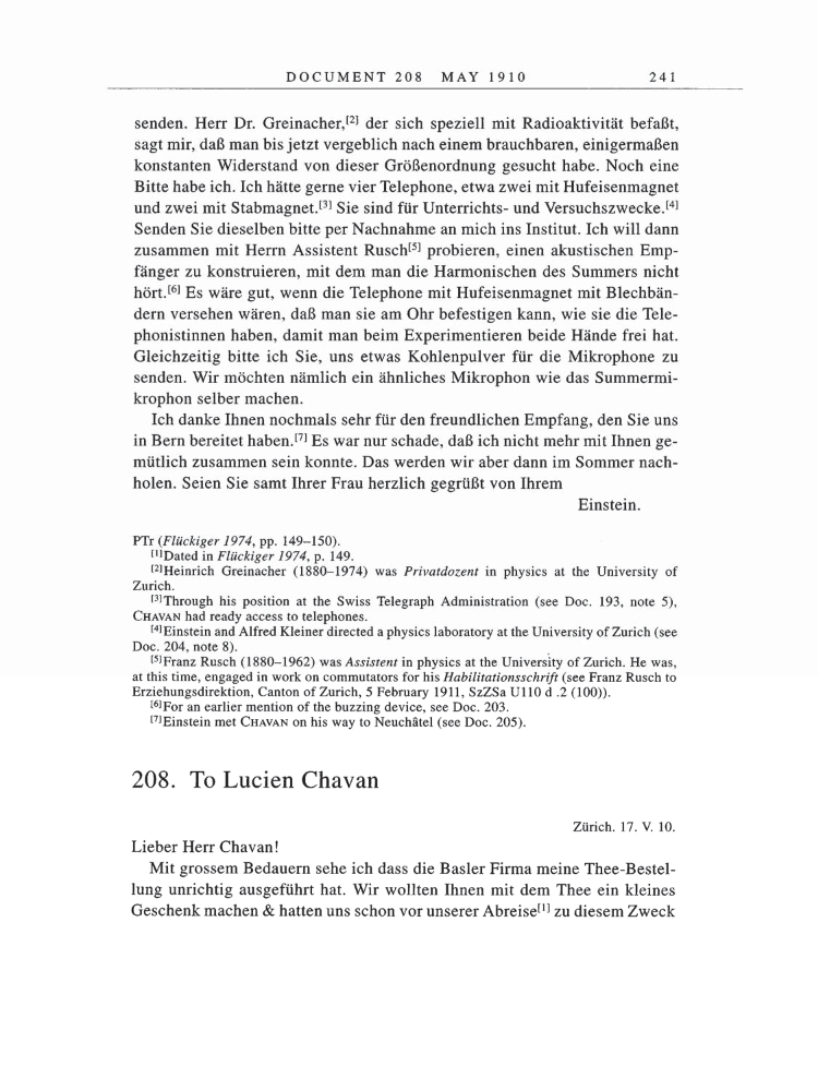 Volume 5: The Swiss Years: Correspondence, 1902-1914 page 241