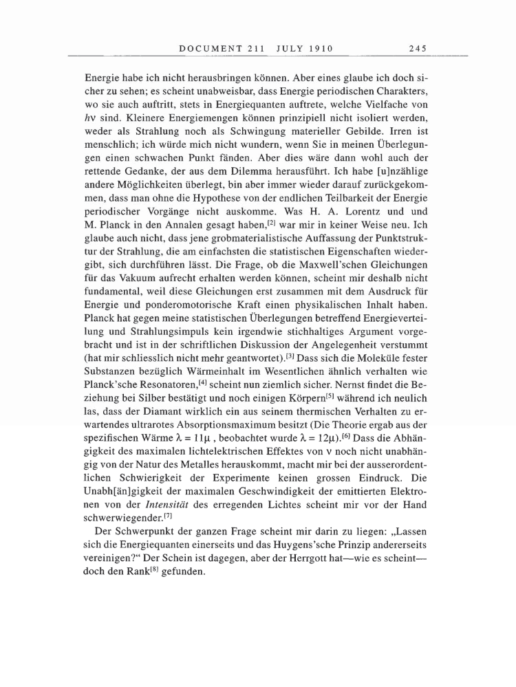 Volume 5: The Swiss Years: Correspondence, 1902-1914 page 245